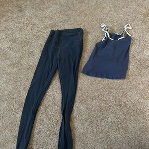Lululemon Graphite Grey Align Leggings Size 2 28’ 🌟comes with bonus Brandy top